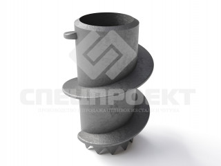 Наконечник винтовой сваи ф300х510